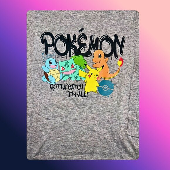 Pokemon Kids Pyjama Set – Pikachu Charmander Bulbasaur Squirtle NWT - Picture 2 of 5